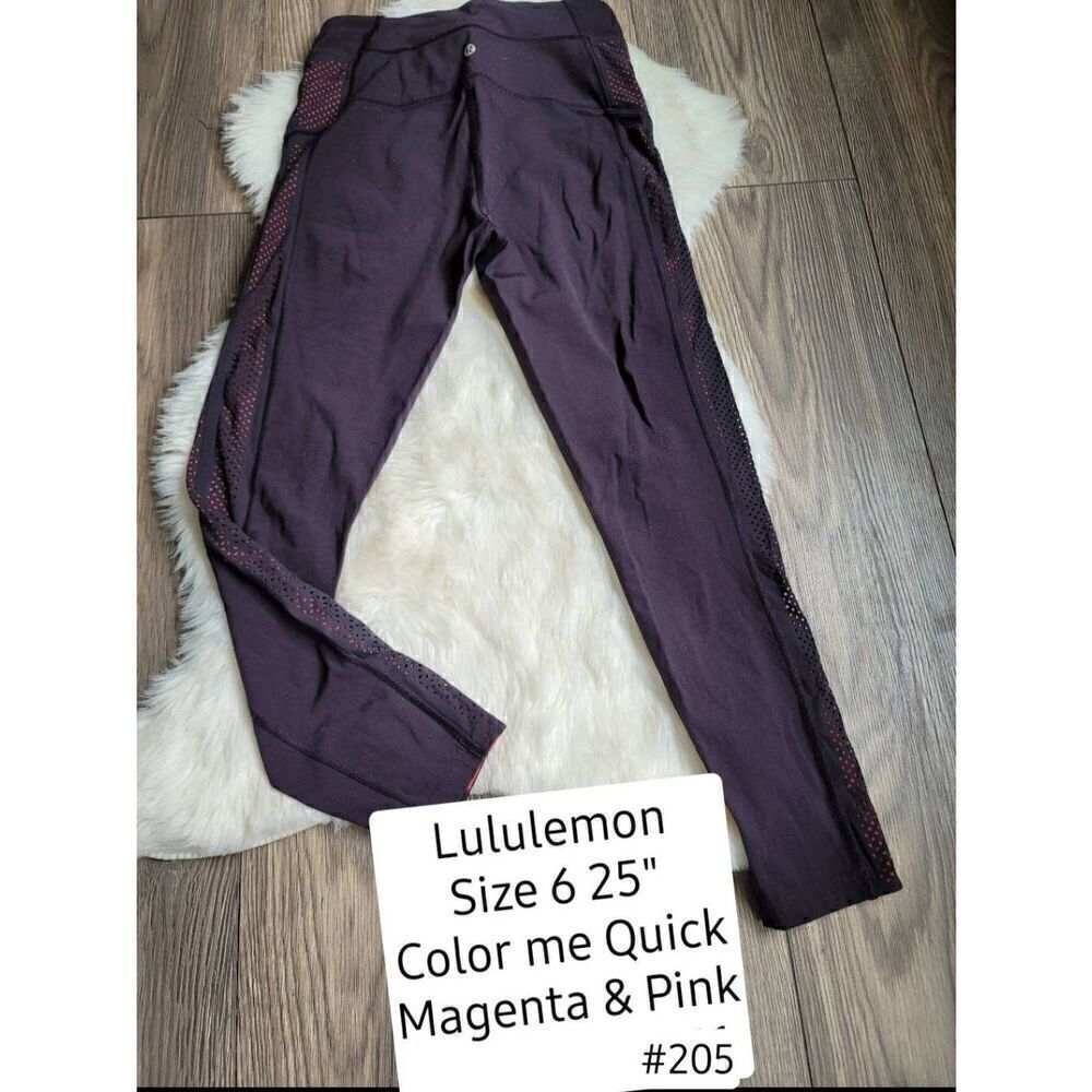 Lululemon Size 6 Color Me Quick - Picture 3 of 3